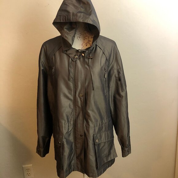 Rare Boeing Collectible Unisex Hooded Parka Jacket | Metallic Green-Bronze XL - Picture 5 of 15